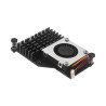 BLACK Active Cooler Fan for Raspberry Pi 5 Integrated with Heatsink